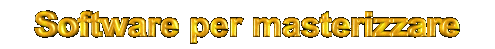 Software per masterizzare